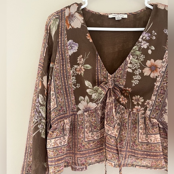 American Eagle Boho Long Sleeve Size Small - Picture 1 of 4